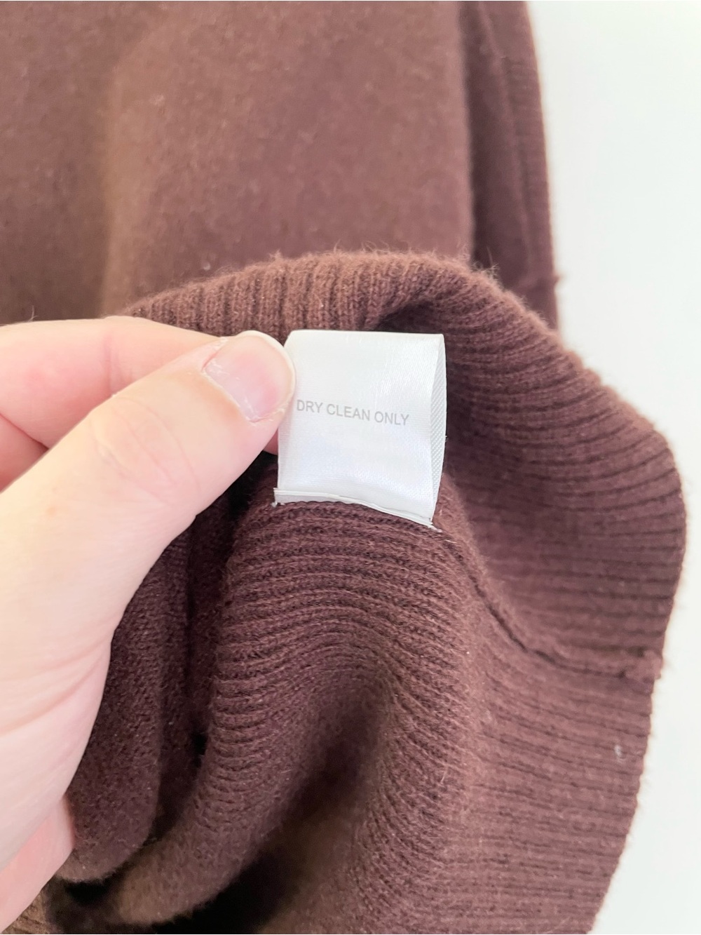 100% Cashmere Design History Front Seamed Oversized Crew Neck Sweater S Small - Picture 10 of 10